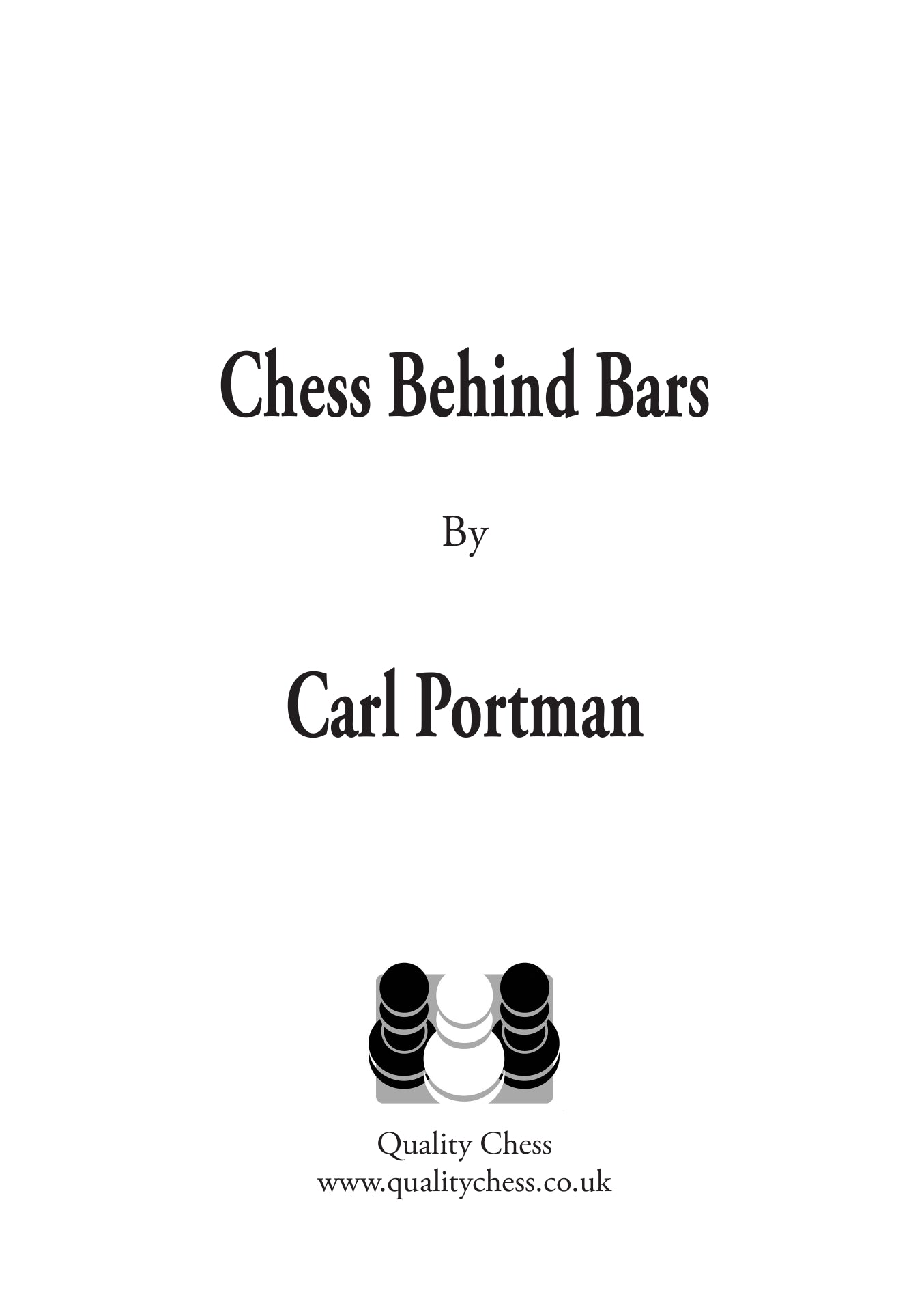Échecs derrière les barreaux, de Carl Portman (relié) - Échecs derrière les barreaux, de Carl Portman (relié)
