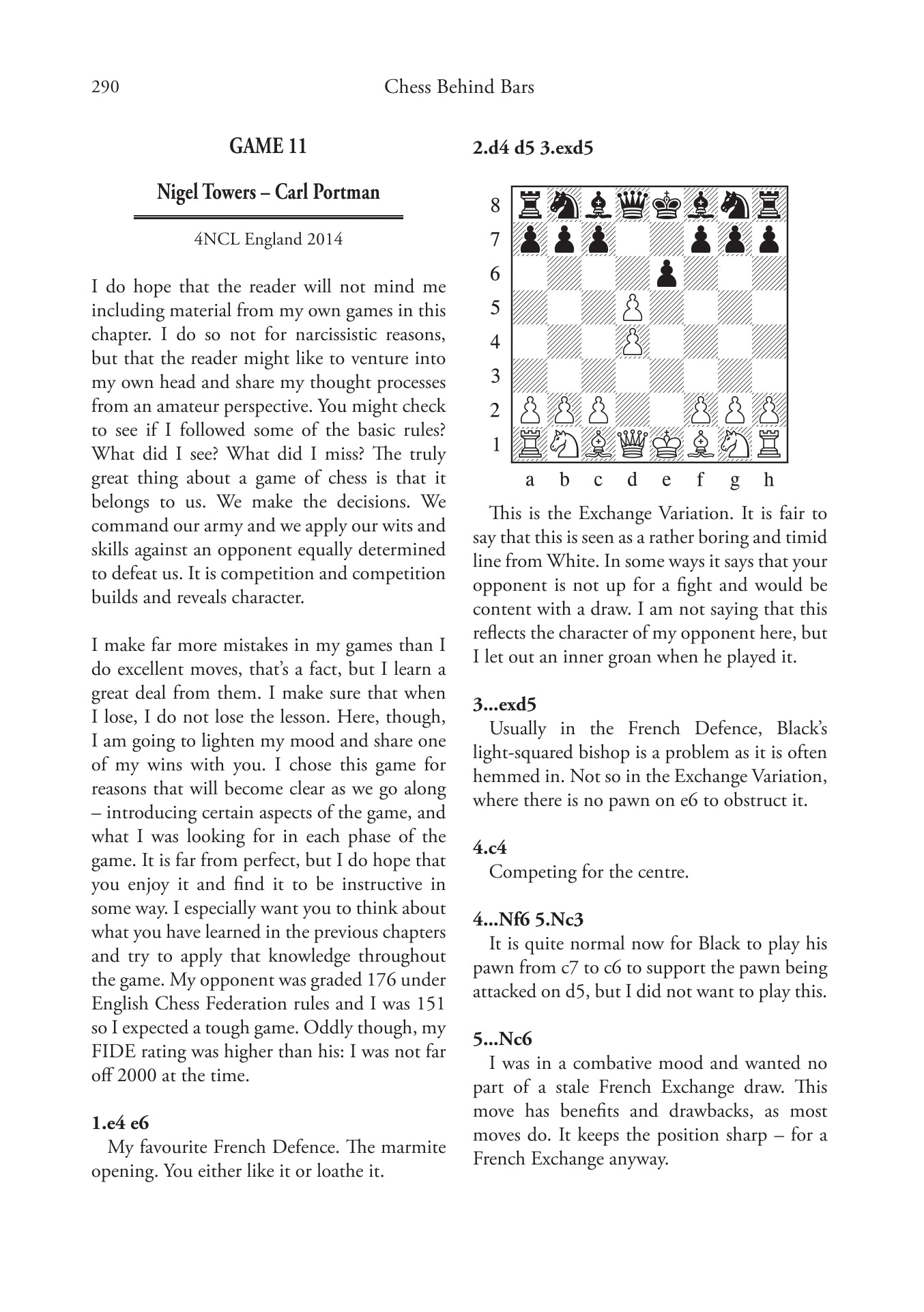 Échecs derrière les barreaux, de Carl Portman (relié) - Échecs derrière les barreaux, de Carl Portman (relié)