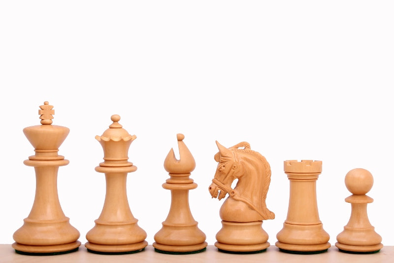Piezas de ajedrez Corinthian ebonizadas 3,75 " - Piezas de ajedrez Corinthian ebonizadas 3,75 "