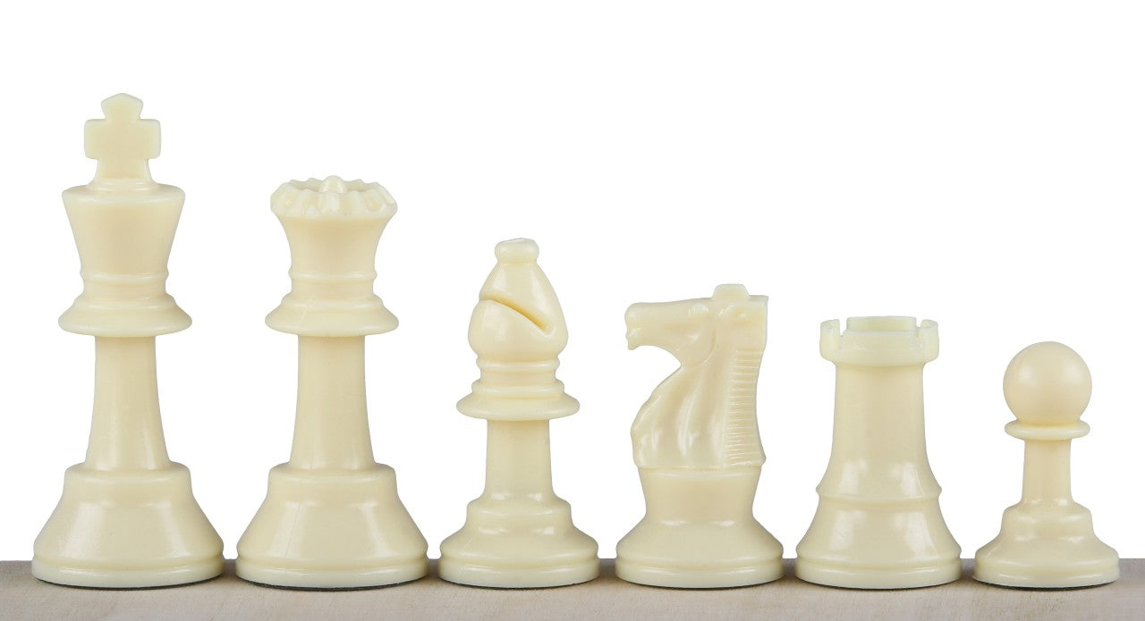 piezas de ajedrez Staunton nº 3, blanco/negro (rey 64 mm) - piezas de ajedrez Staunton nº 3, blanco/negro (rey 64 mm)