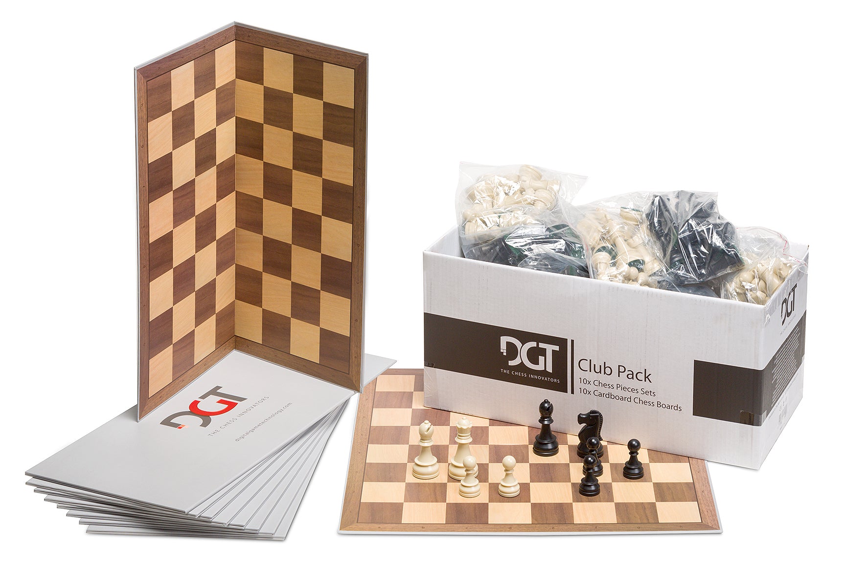 DGT CLUB PACK (10 juegos: piezas + tableros) - DGT CLUB PACK (10 juegos: piezas + tableros)