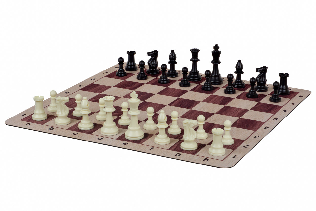 Tablero de ajedrez enrollable nº 6 (51 cm), base antideslizante LIGHT - Tablero de ajedrez enrollable nº 6 (51 cm), base antideslizante LIGHT