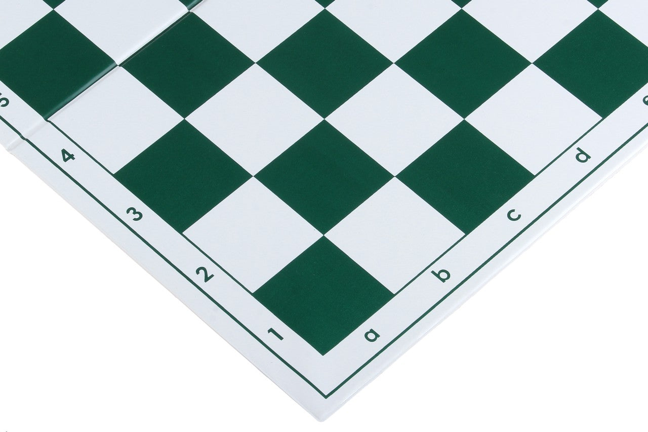 Tablero de ajedrez plegable de plástico 4+, blanco y verde - Tablero de ajedrez plegable de plástico 4+, blanco y verde