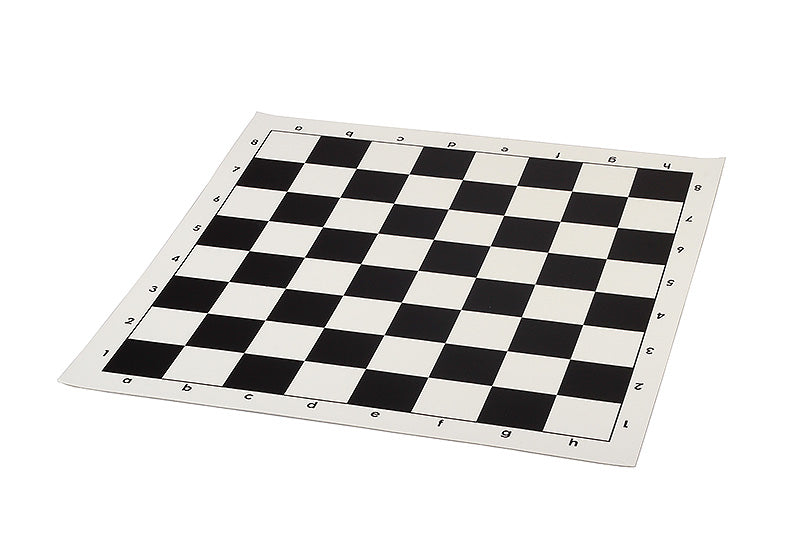 Juego de ajedrez pesado - figuras de plástico ponderadas de metal DCP03H (rey de 96 mm) + tablero de ajedrez de rollo de campo de 57 mm en negro - Juego de ajedrez pesado - figuras de plástico ponderadas de metal DCP03H (rey de 96 mm) + tablero de ajedrez de rollo de campo de 57 mm en negro