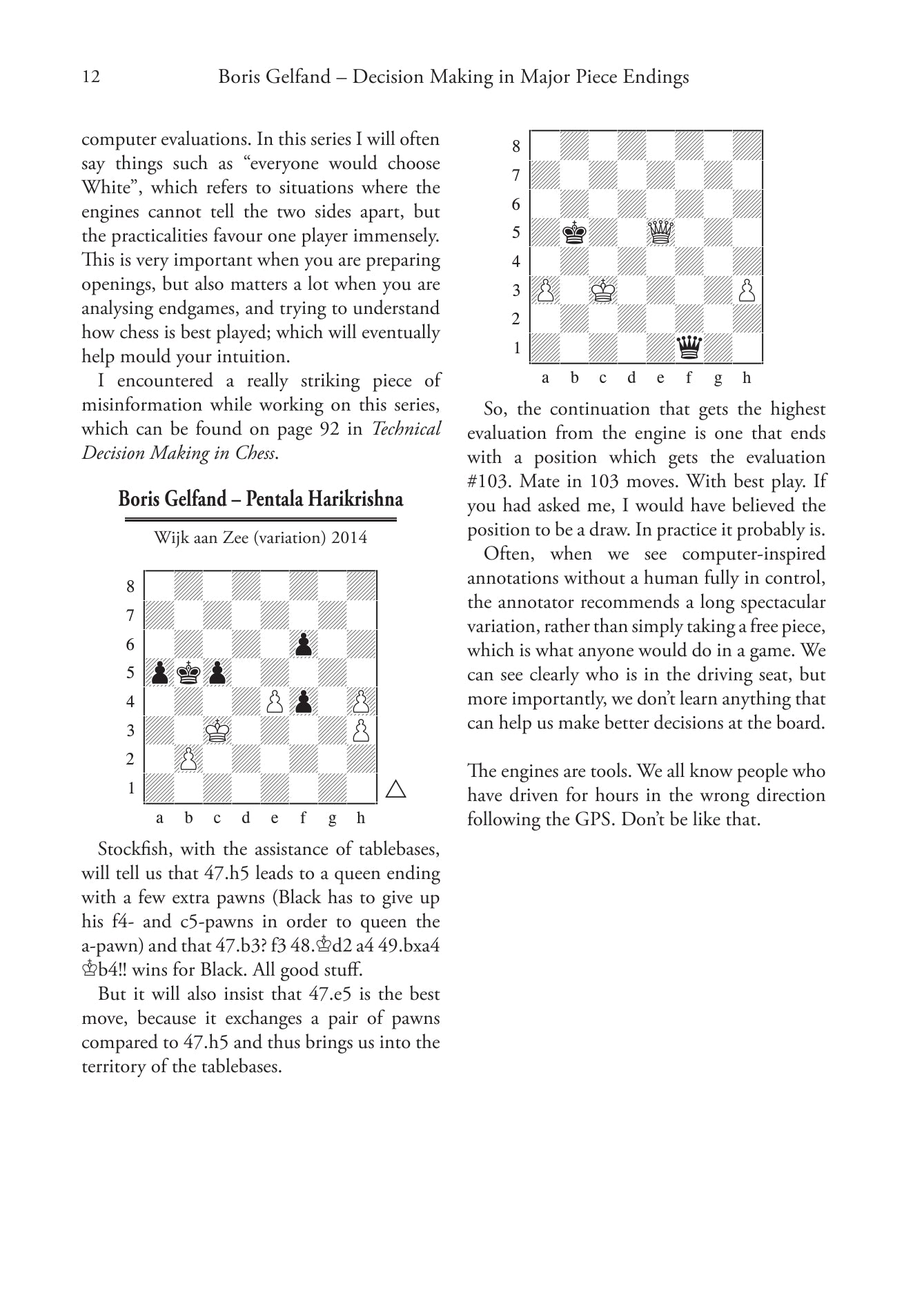 Decision Marey in Major Piece Endings by Boris Gelfand (hardcover) - Decision Marey in Major Piece Endings by Boris Gelfand (hardcover)