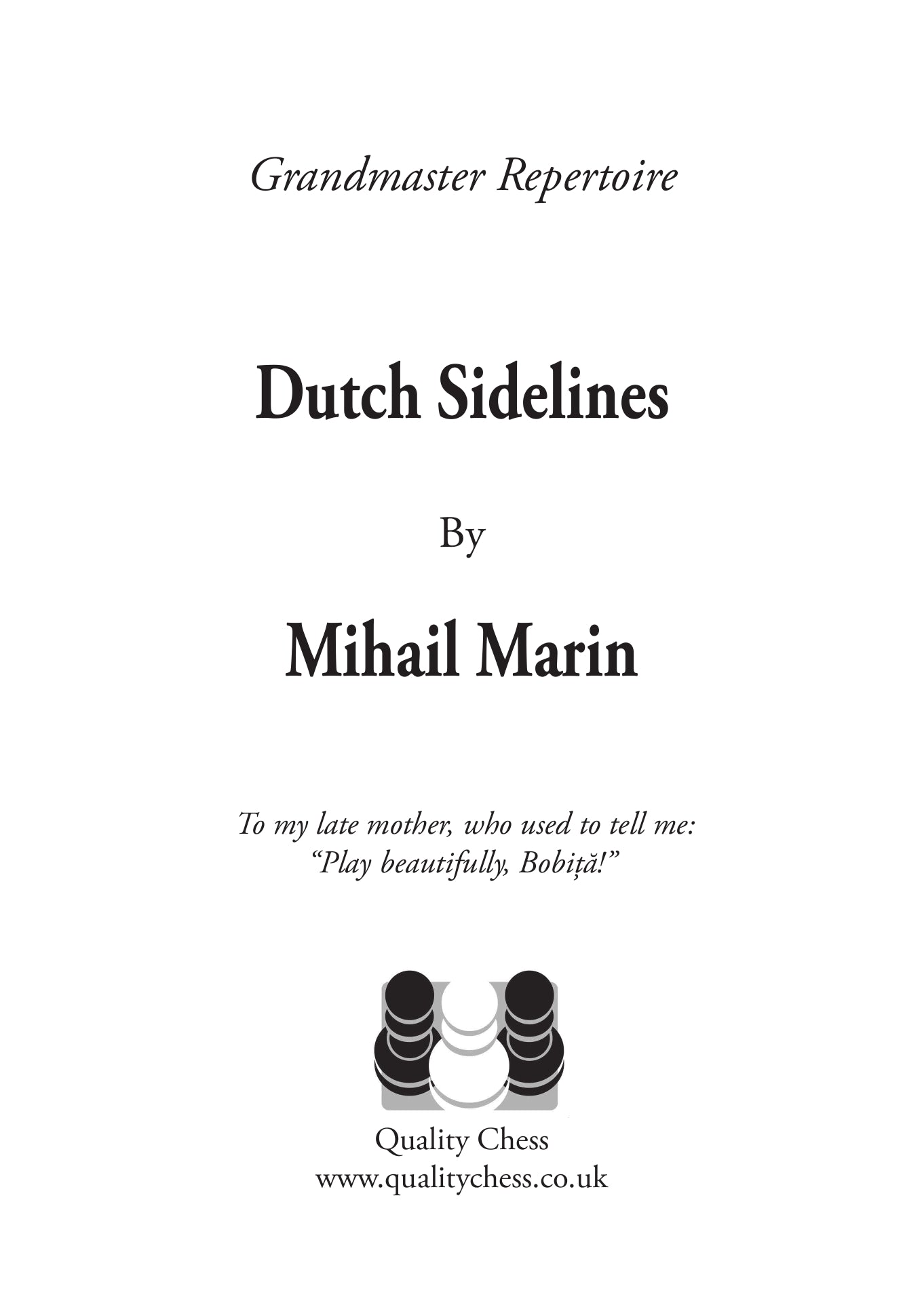 Dutch Sidelines par Mihail Marin (broché) - Dutch Sidelines par Mihail Marin (broché)