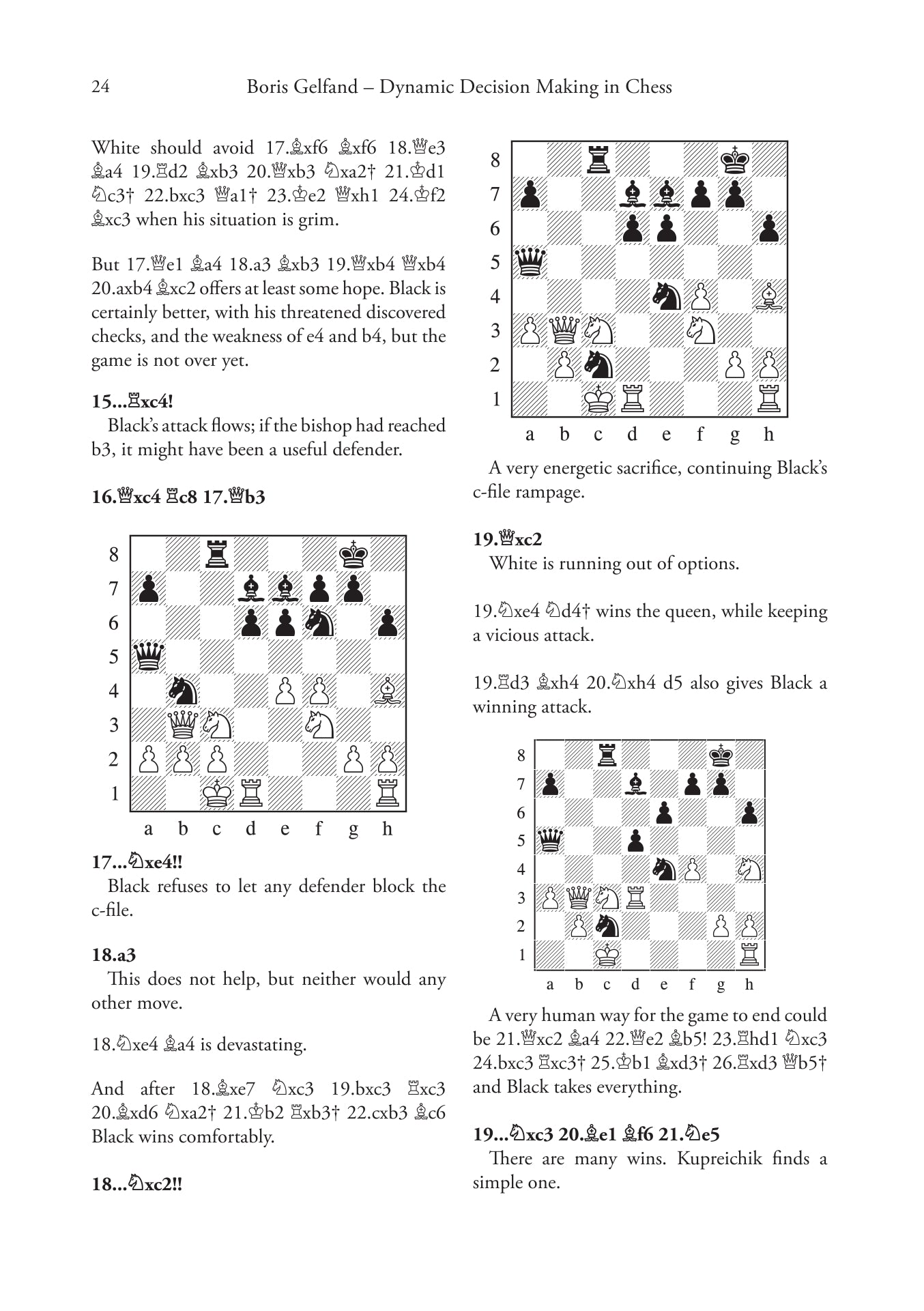 Dynamic Decision Making in Chess by Boris Gelfand (twarda okładka) - Dynamic Decision Making in Chess by Boris Gelfand (twarda okładka)