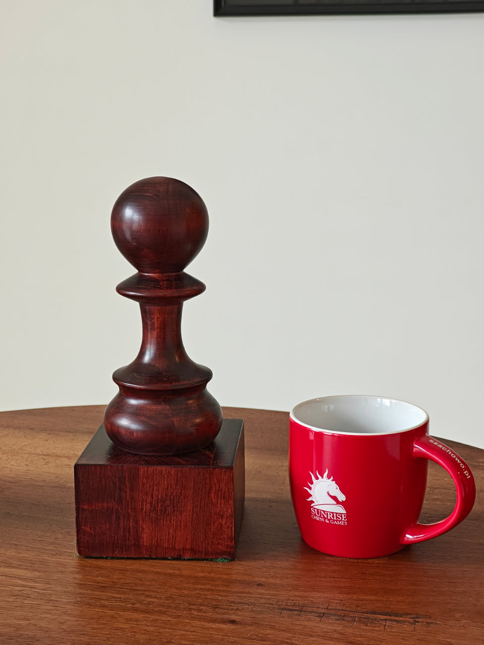 Wooden Chess Trophie - Black Pawn - ca9404e6bda6e36defa6e8dc596a34af