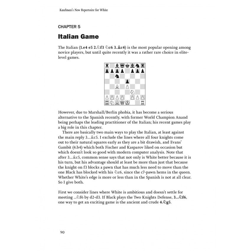 Kaufman's New Repertoire for Black and White - Kaufman's New Repertoire for Black and White
