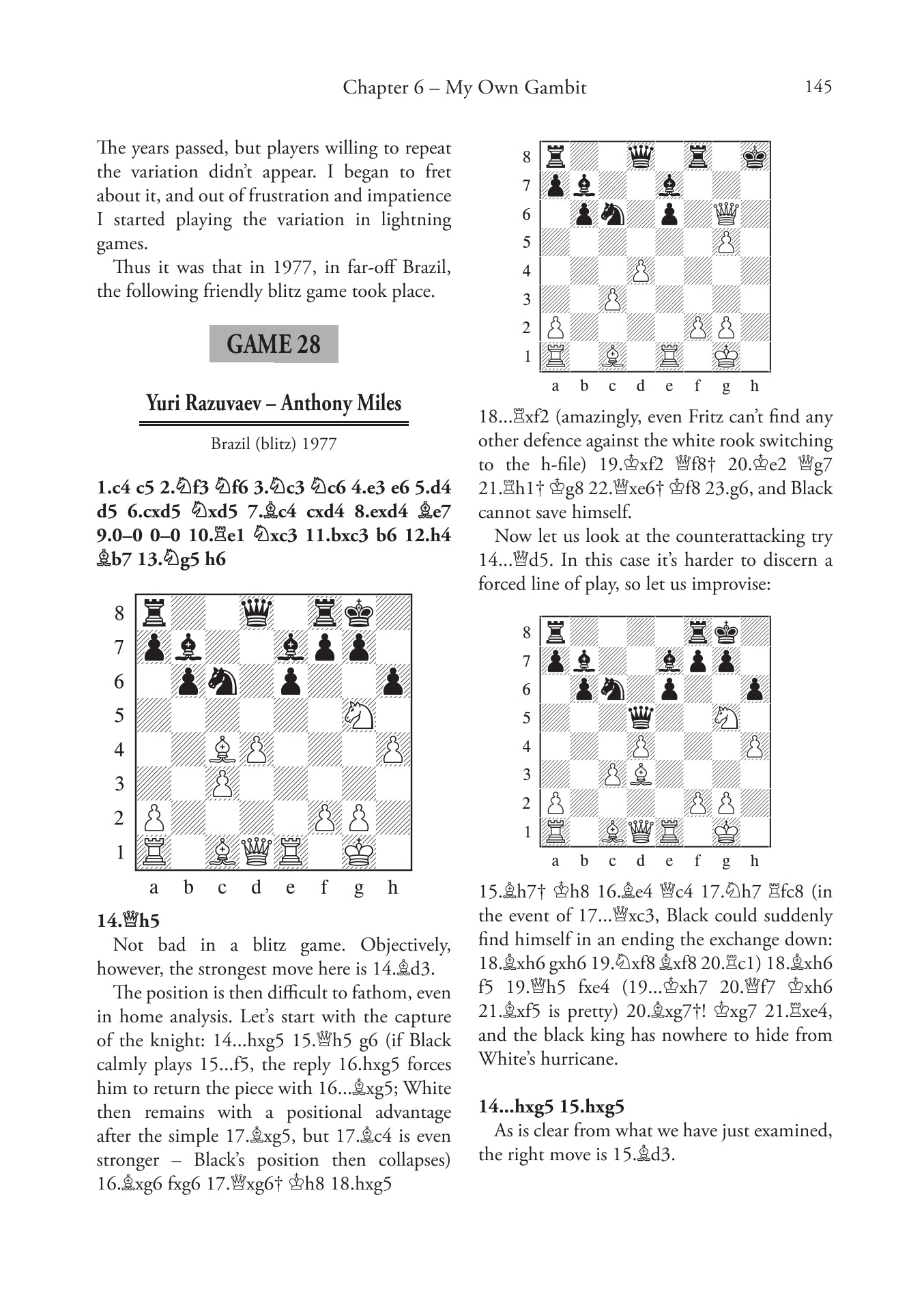 Key Concepts of Gambit Play by Yuri Razuvaev (hard cover) - Key Concepts of Gambit Play by Yuri Razuvaev (hard cover)