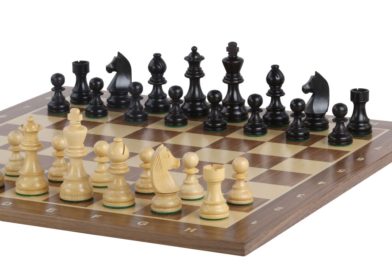 Juego de ajedrez Timeless - tablero (casilla 50 mm), piezas (rey 90 mm) - f9d0bd37683484b85d8a91f22a26ecc1