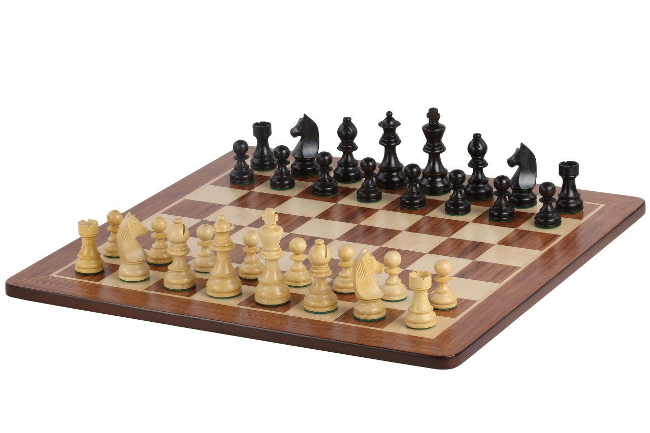 Zestaw szachowy Timeless - szachownica (pole 58mm), figury (król 96 mm) - 73d905f071c0fa9ed491856505d402c5