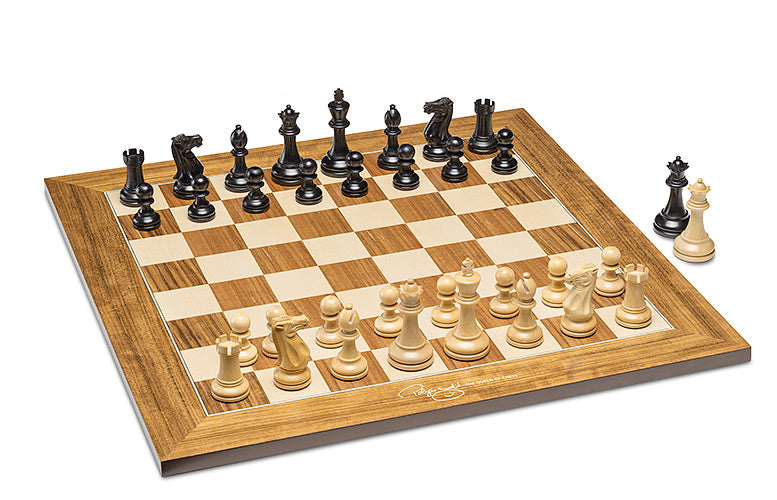 Judit Polgar Tablero de ajedrez de lujo (casilla de 55 mm) - Judit Polgar Tablero de ajedrez de lujo (casilla de 55 mm)