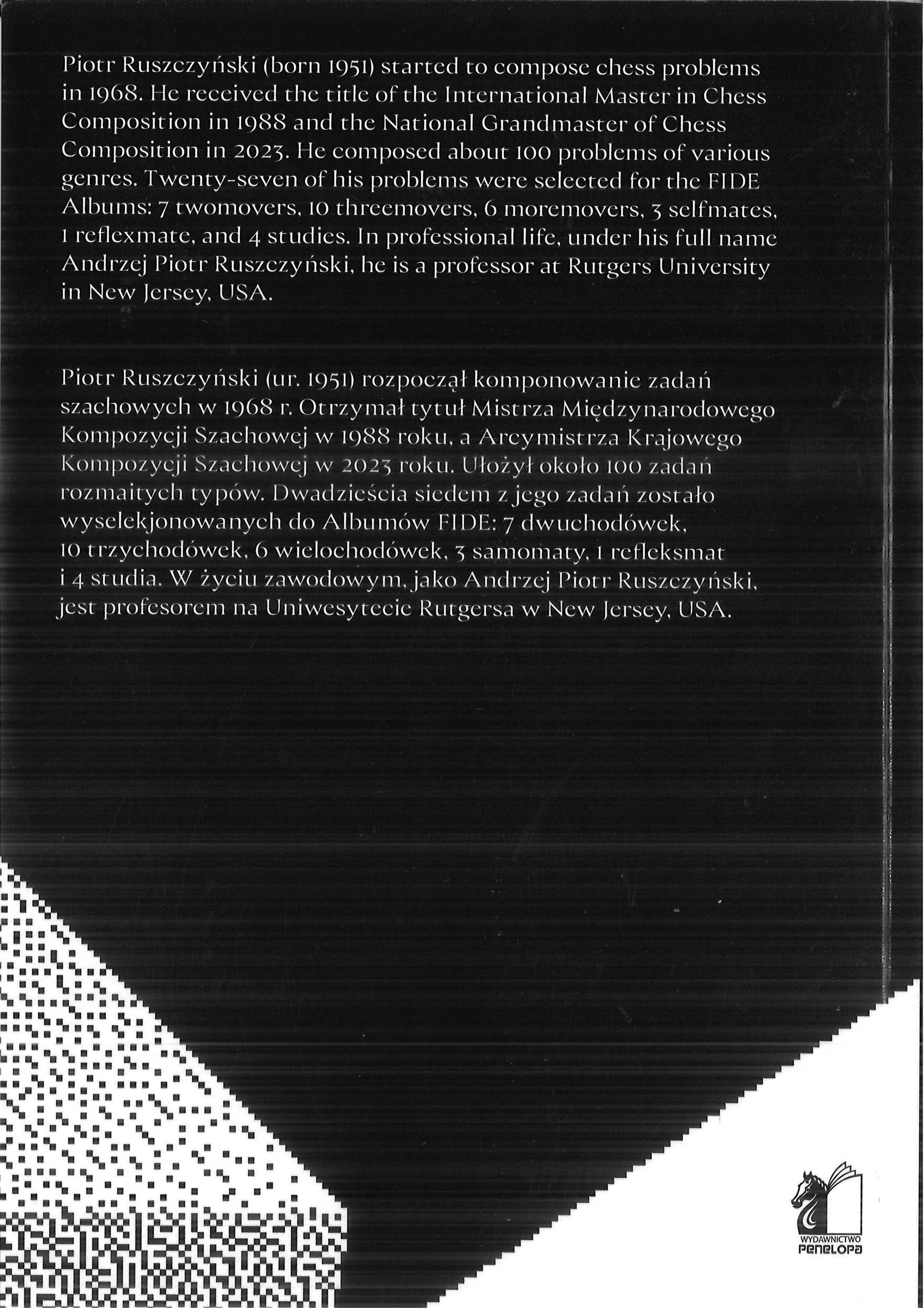Wybrane kompozycje szachowe - Piotr Ruszczyński - Wybrane kompozycje szachowe - Piotr Ruszczyński