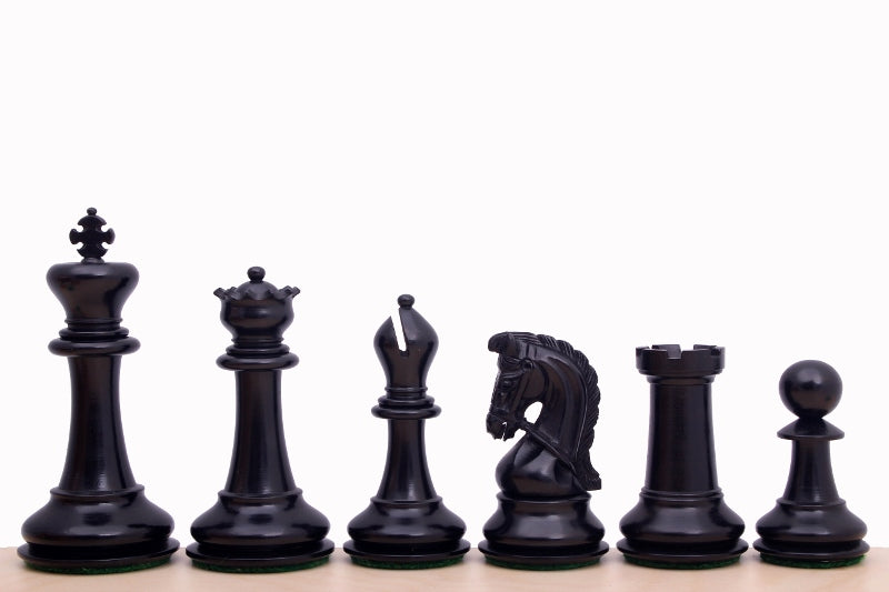 Sultan Ebonised 3,75" chess pieces - Sultan Ebonised 3,75" chess pieces