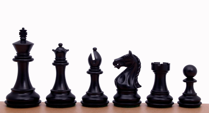 Supreme Ebonised chess pieces 3,5'' - Supreme Ebonised chess pieces 3,5''