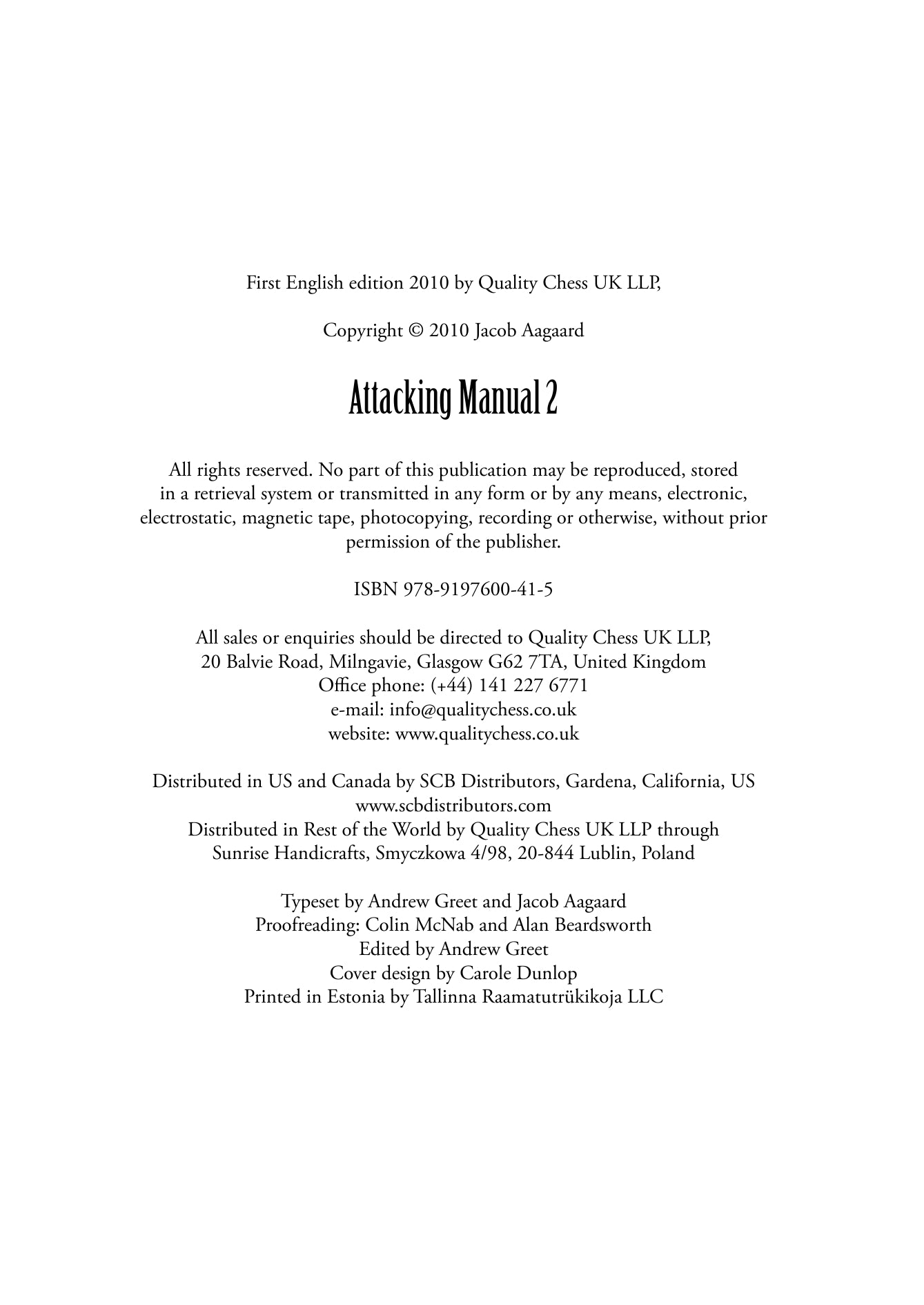 Attacking Manual 2 by Jacob Aagaard (miękka okładka) - Attacking Manual 2 by Jacob Aagaard (miękka okładka)