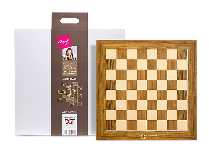 Judit Polgar Tablero de ajedrez de lujo (casilla de 55 mm) - Judit Polgar Tablero de ajedrez de lujo (casilla de 55 mm)