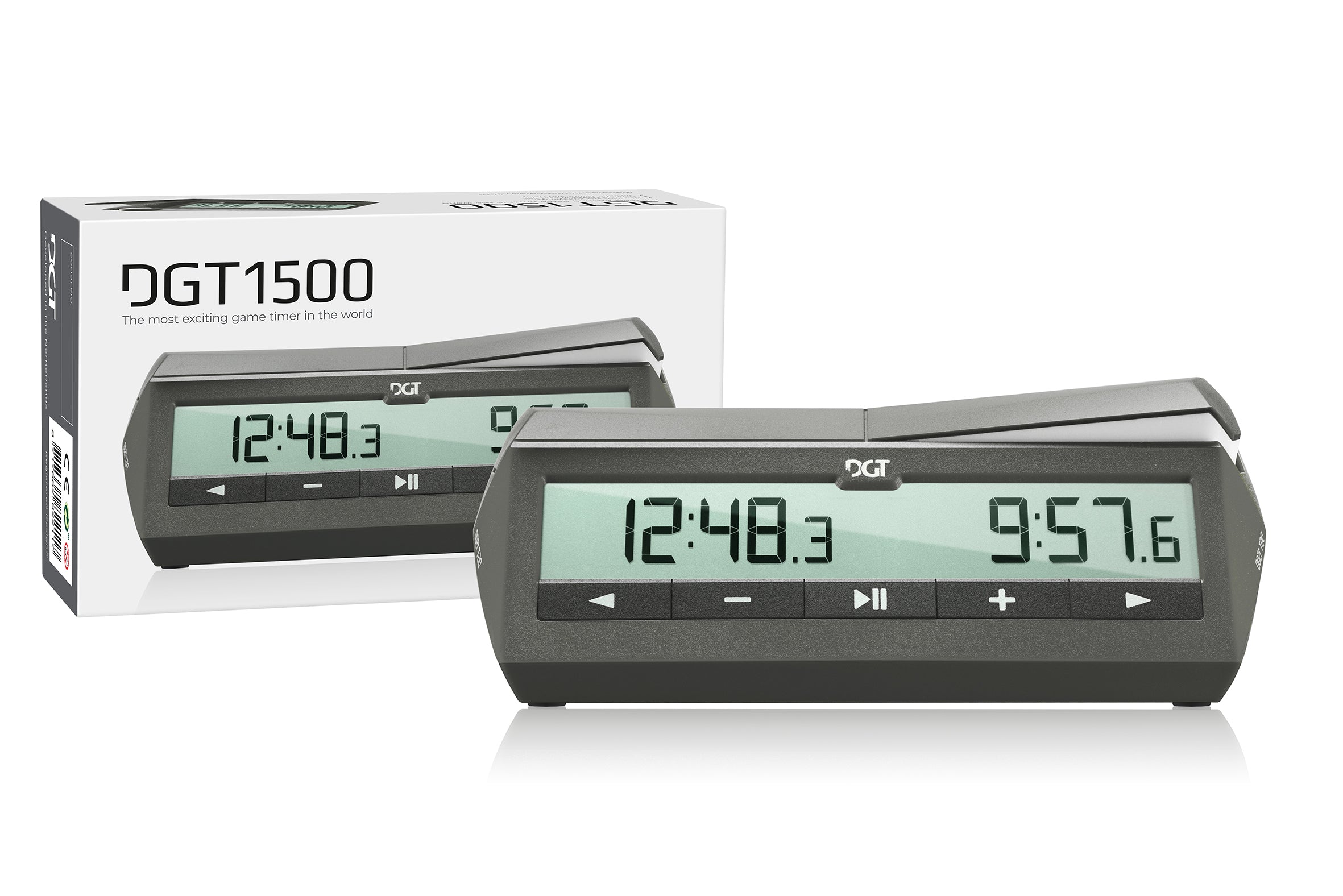 DGT 1500 Reloj de Ajedrez Negro - DGT 1500 Reloj de Ajedrez Negro