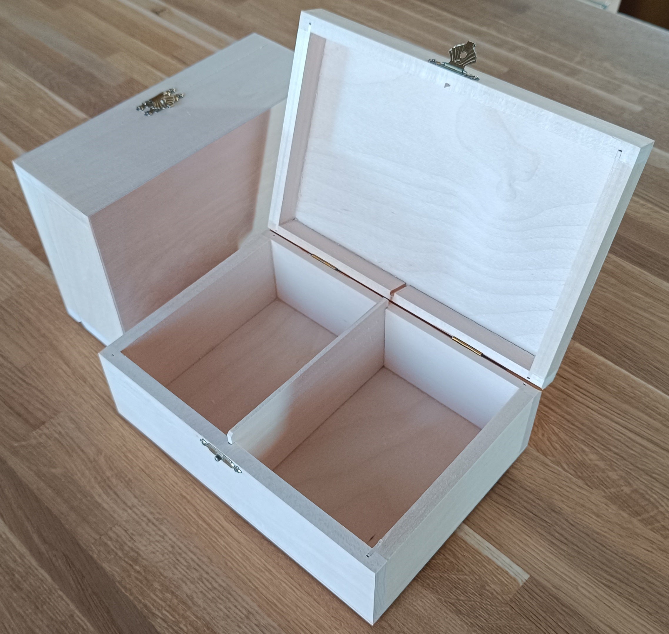 CAJA DE MADERA PARA piezas DE AJEDREZ STAUNTON N.º 6 - madera sin tratar - CAJA DE MADERA PARA piezas DE AJEDREZ STAUNTON N.º 6 - madera sin tratar