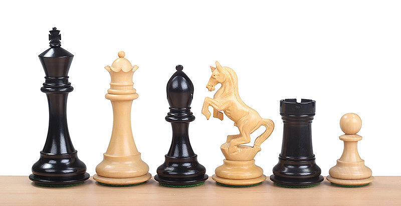 Alexander Ebenholz 4 Zoll Schachfiguren - Alexander Ebenholz 4 Zoll Schachfiguren