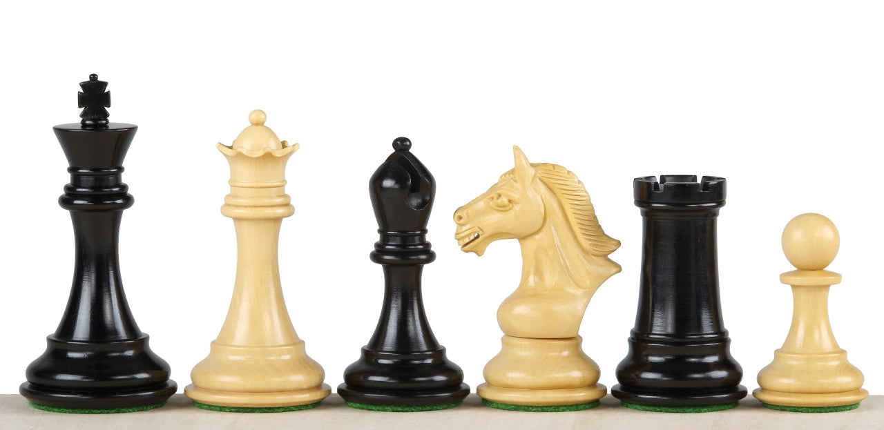 Piezas de ajedrez DERBY KNIGHT ÉBANO 4" chess pieces - Piezas de ajedrez DERBY KNIGHT ÉBANO 4" chess pieces