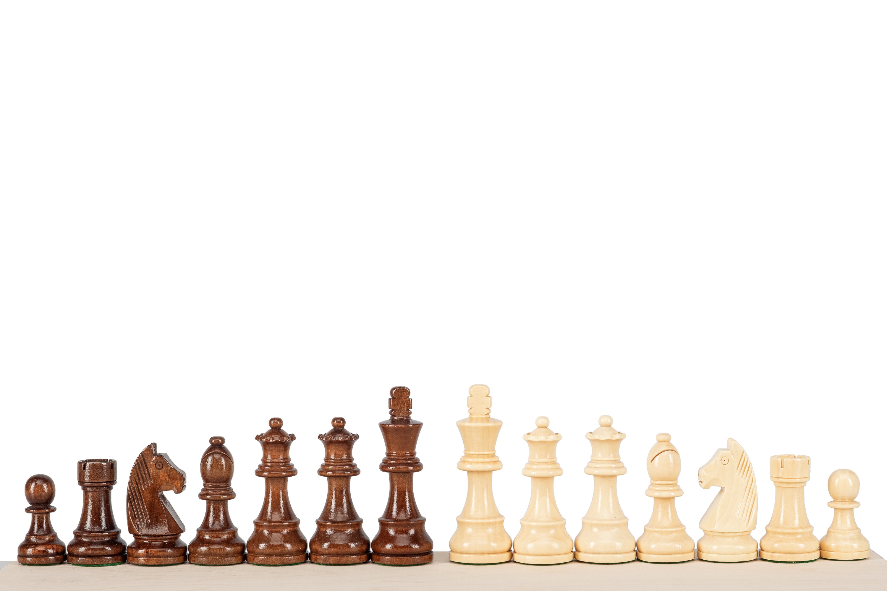 German 5+ Chess Pieces | King 98 mm | weighted - German 5+ Chess Pieces | King 98 mm | weighted