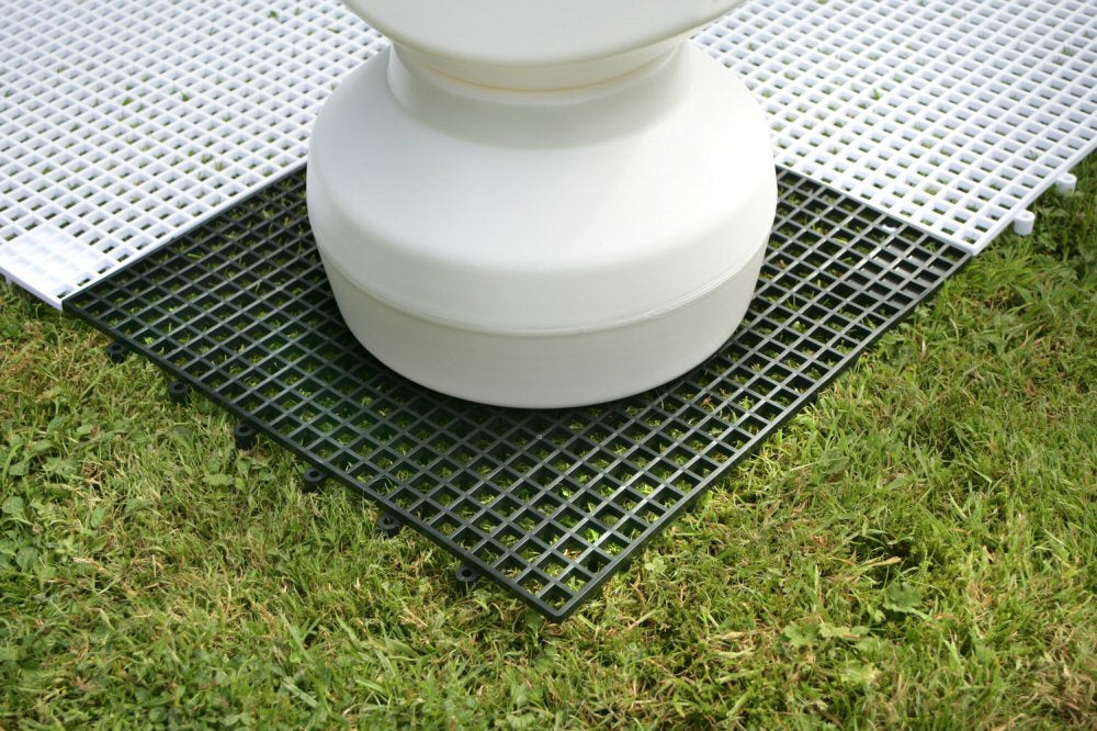 Tablero de plástico para ajedrez y damas al aire libre / de jardín (cuadros de 36 cm) - Tablero de plástico para ajedrez y damas al aire libre / de jardín (cuadros de 36 cm)