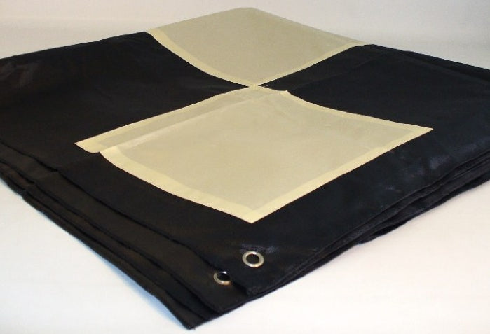 Tablero de tela para el ajedrez gigante 13'' (34cm) - Tablero de tela para el ajedrez gigante 13'' (34cm)
