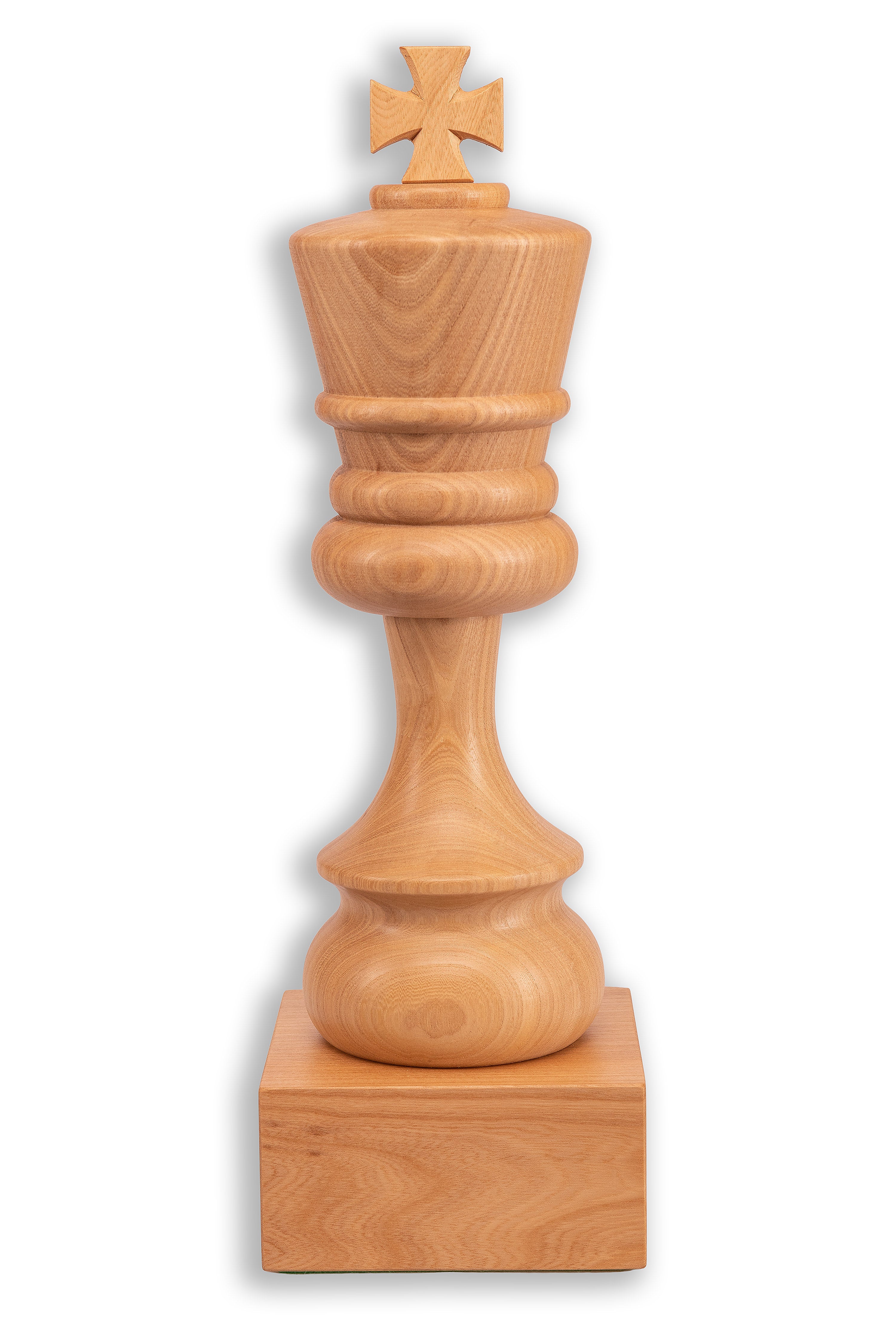Wooden Chess Trophie - White King - Wooden Chess Trophie - White King