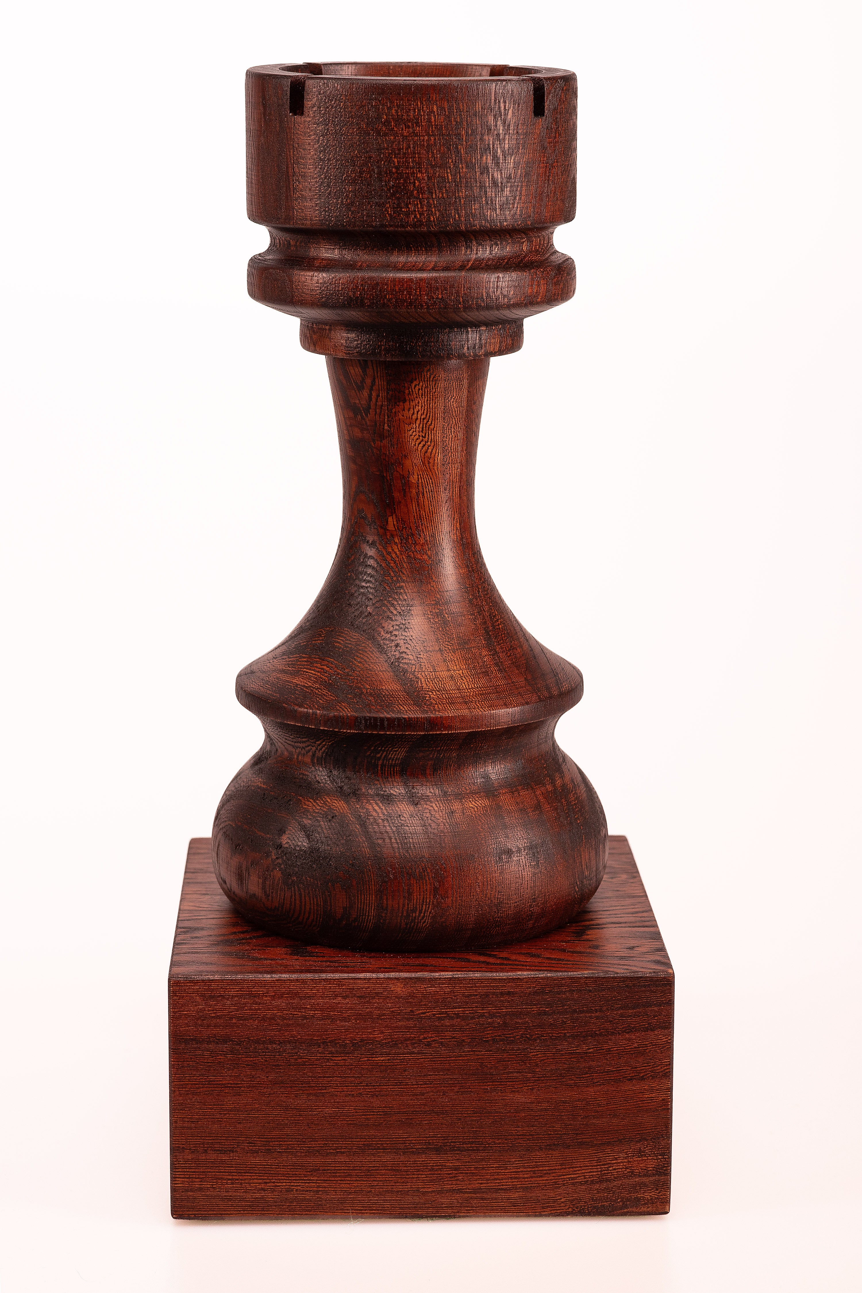 Wooden Chess Trophie - Black Rook - Wooden Chess Trophie - Black Rook
