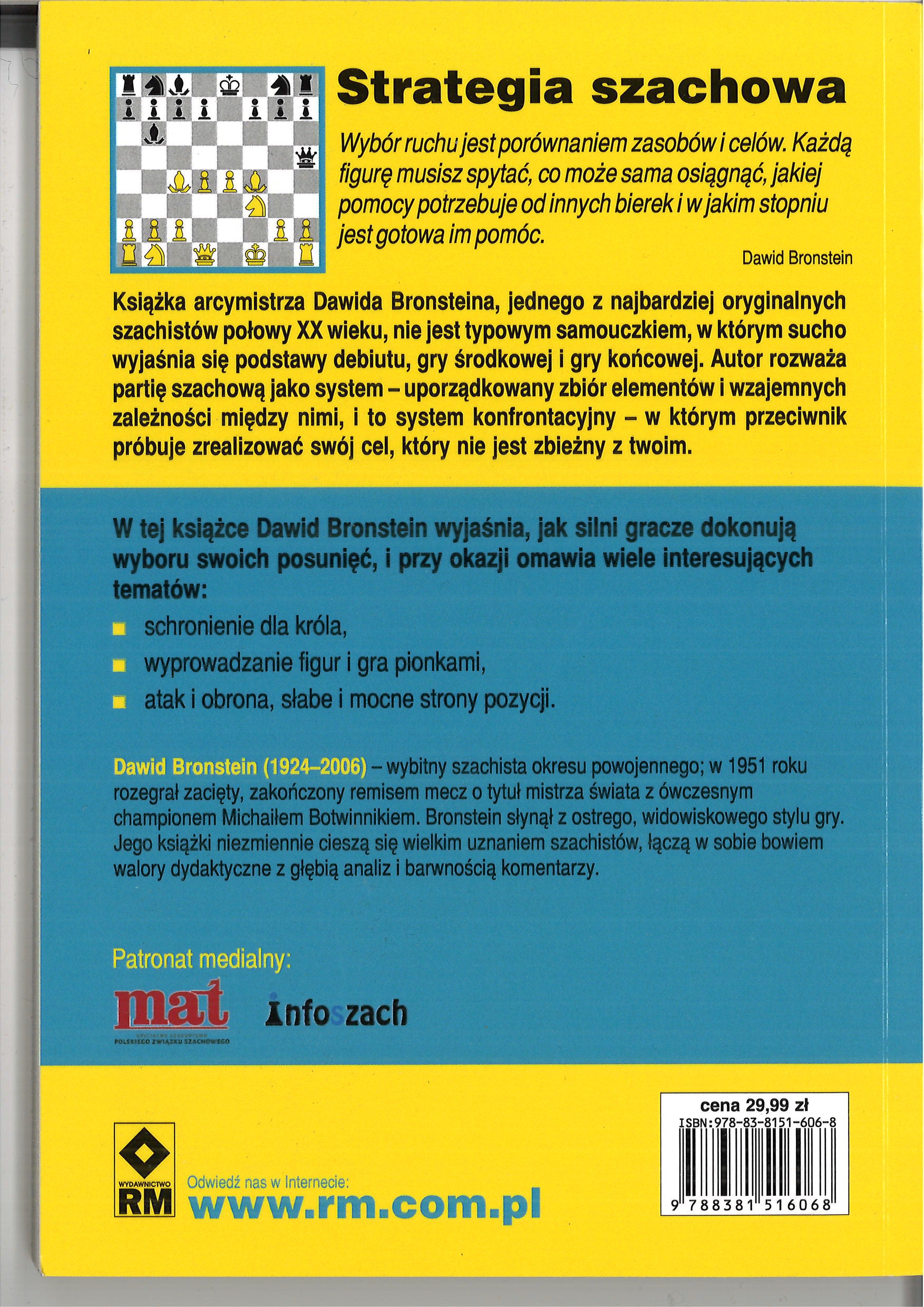 Strategia szachowa - Dawid Bronstein - Strategia szachowa - Dawid Bronstein