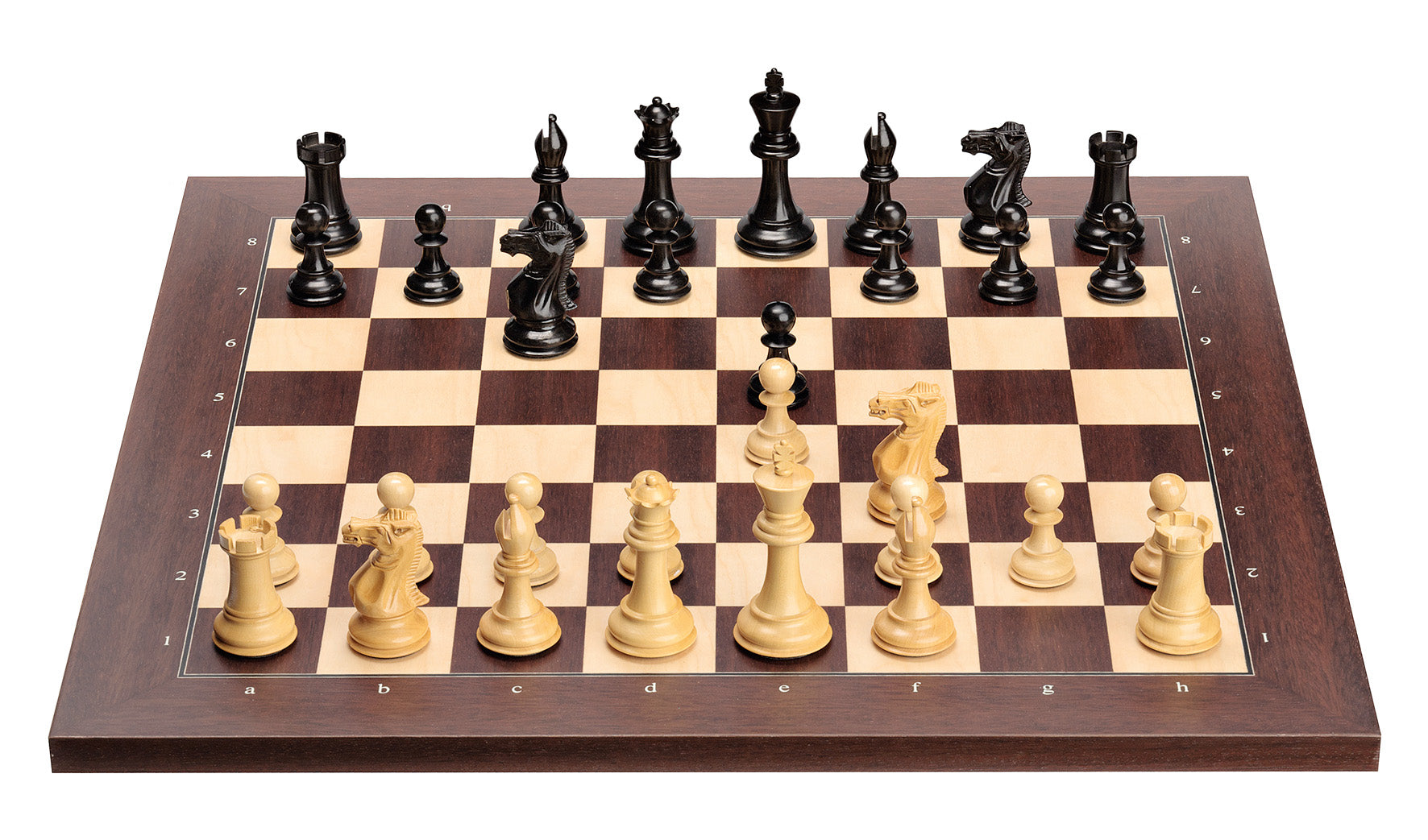 Elektronisches Schachbrett DGT Bluetooth E-Board Palisander + Figuren DGT Ebony - Elektronisches Schachbrett DGT Bluetooth E-Board Palisander + Figuren DGT Ebony