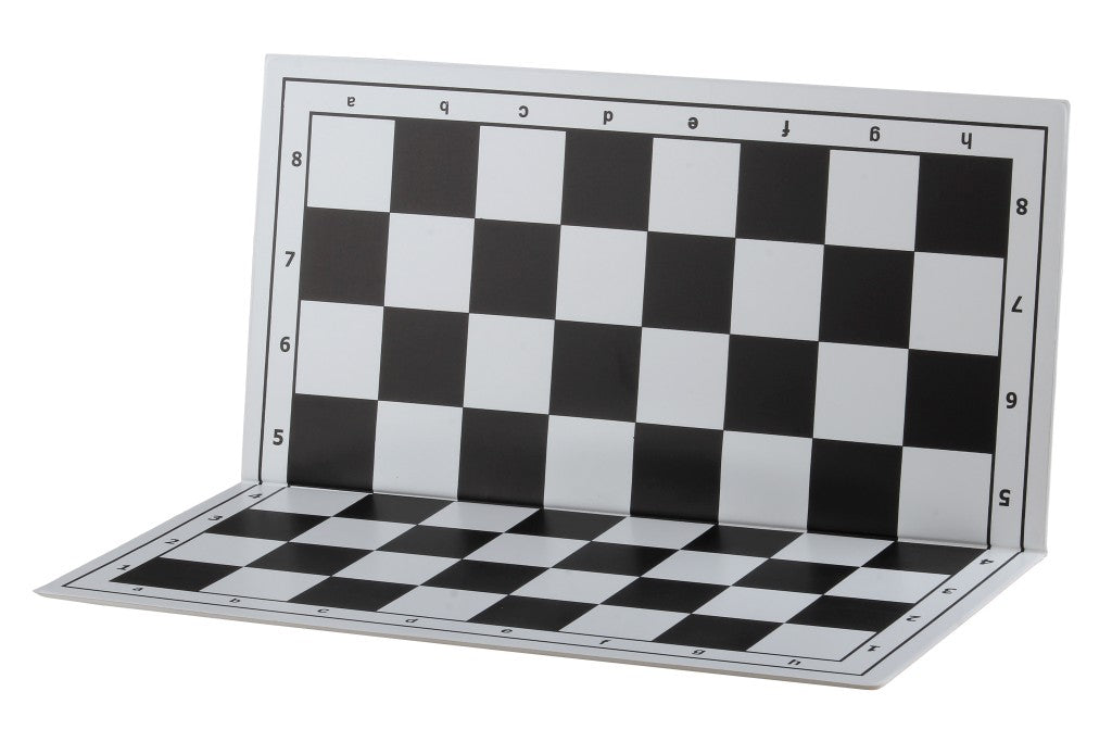 Tablero de ajedrez plegable de plástico 4, blanco y negro - Tablero de ajedrez plegable de plástico 4, blanco y negro