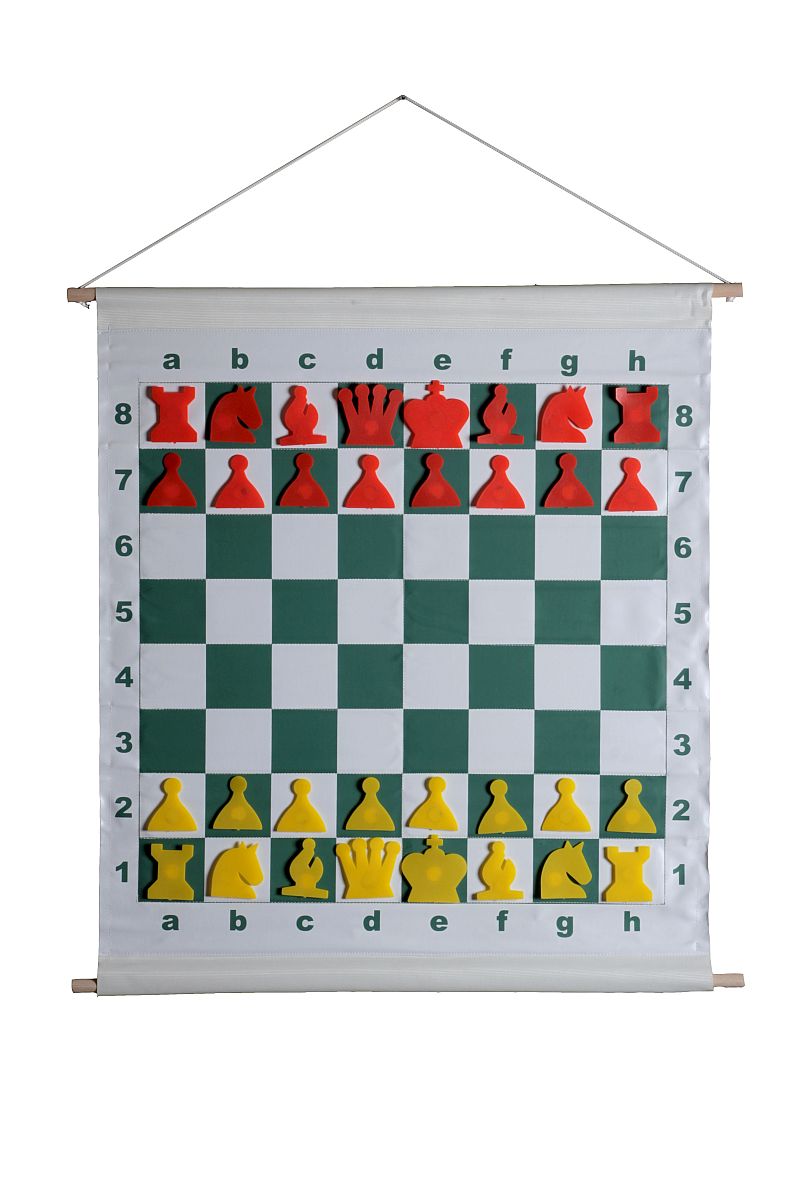 SZACHY DEMONSTRACYJNE ZWIJANE - MAGNETYCZNE (szachownica + figury + torba) - SZACHY DEMONSTRACYJNE ZWIJANE - MAGNETYCZNE (szachownica + figury + torba)