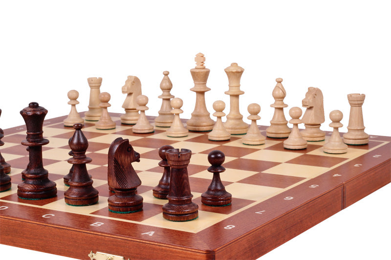 Set di scacchi da torneo n. 5 Inarsia (48x48cm) - Set di scacchi da torneo n. 5 Inarsia (48x48cm)