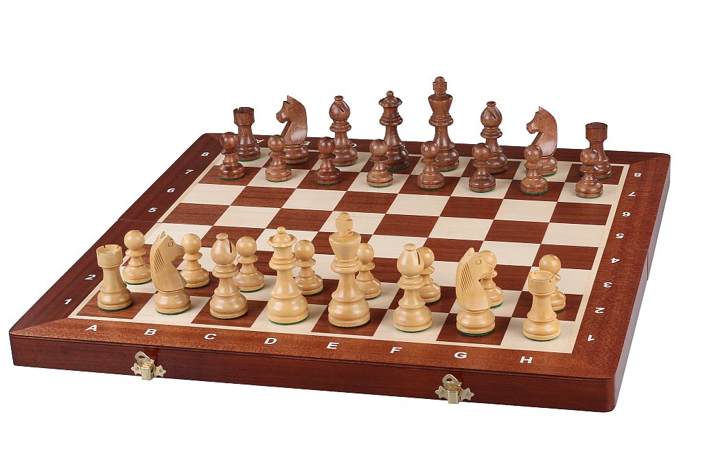 TOURNAMENT No4 intarsy German Knight ACACIA/BOXWOOD 3" pieces - TOURNAMENT No4 intarsy German Knight ACACIA/BOXWOOD 3" pieces