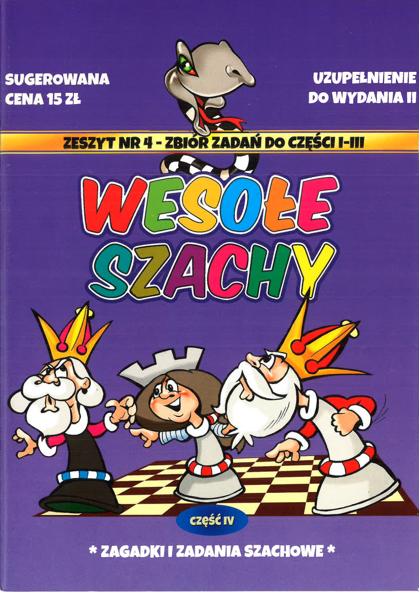 Wesołe szachy cz. 4 - zagadki i zadania szachowe - Wesołe szachy cz. 4 - zagadki i zadania szachowe