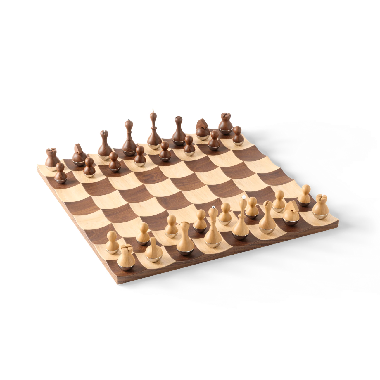 Juego de ajedrez de diseño Wobble - Juego de ajedrez de diseño Wobble