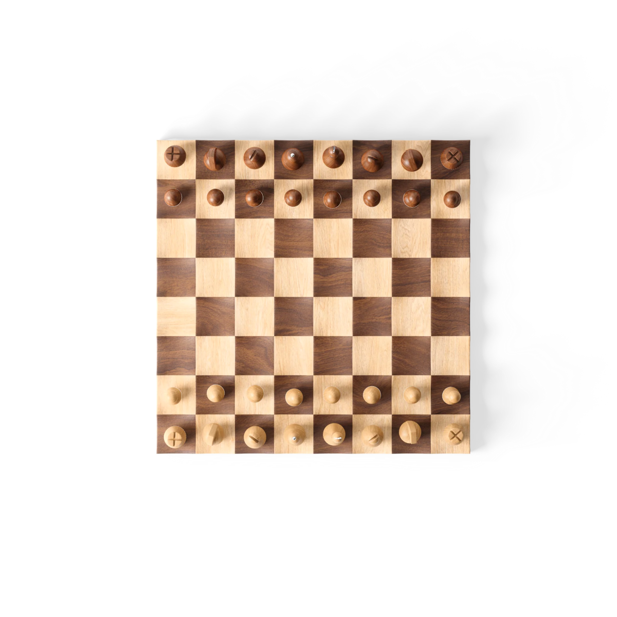 Juego de ajedrez de diseño Wobble - Juego de ajedrez de diseño Wobble