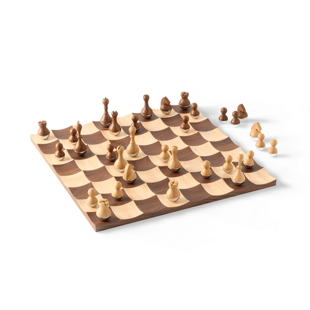 Juego de ajedrez de diseño Wobble - Juego de ajedrez de diseño Wobble