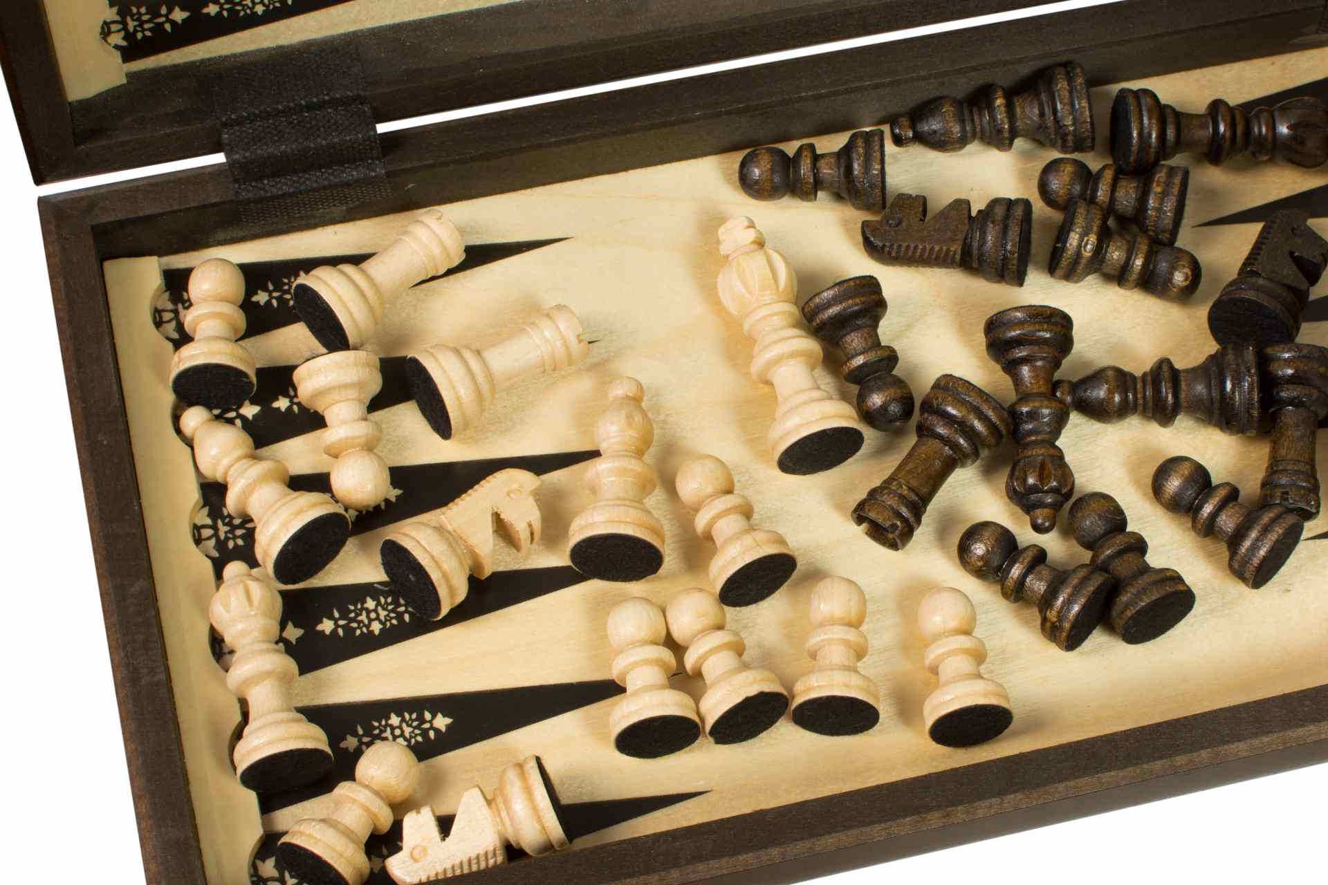 JUEGO DE MADERA 3 en 1 (40x40cm) CHASETS + WARCABS + BACKGAMMON - JUEGO DE MADERA 3 en 1 (40x40cm) CHASETS + WARCABS + BACKGAMMON