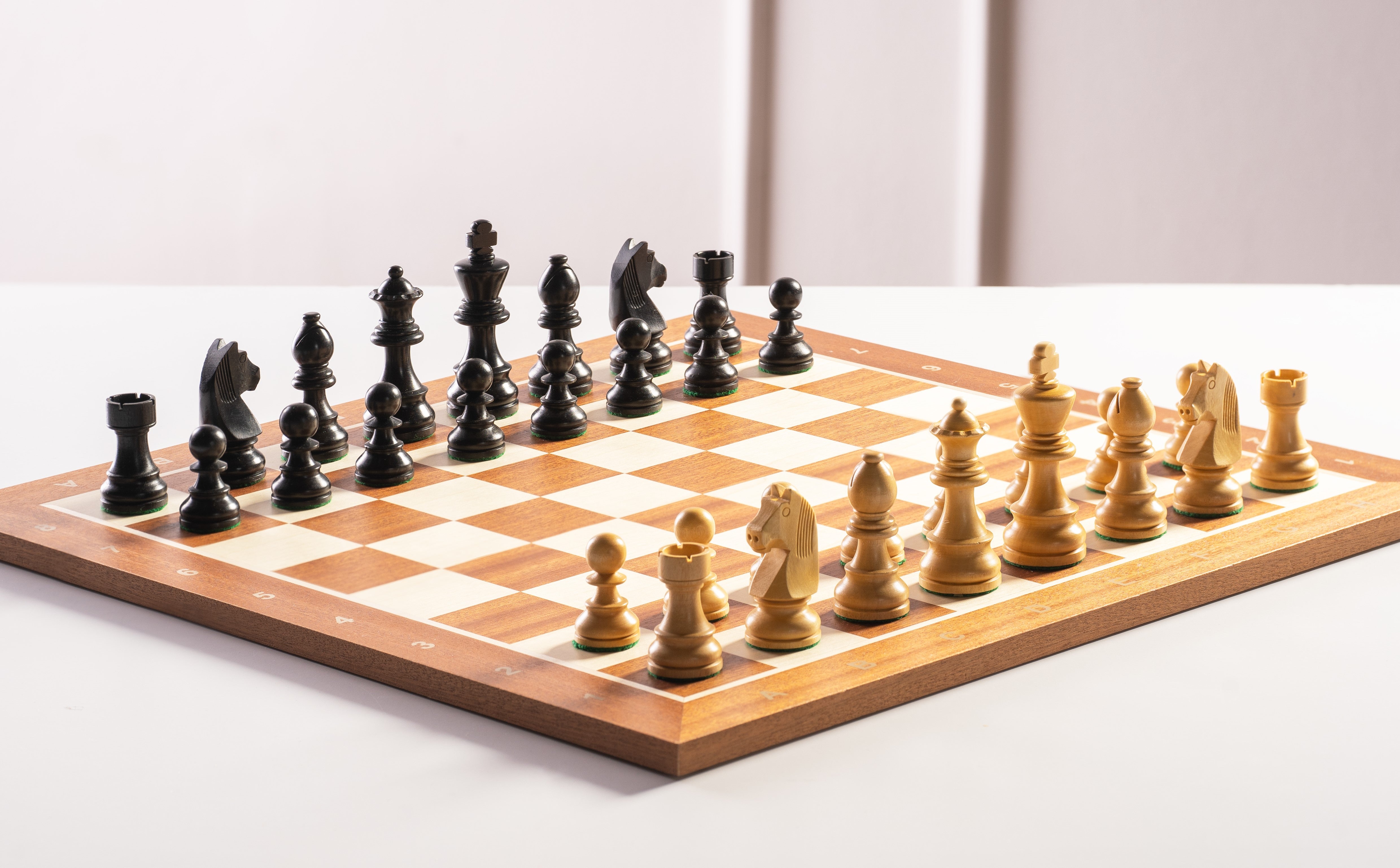 Set di scacchi Botvinnik - scacchiera (Re 9cm) - Set di scacchi Botvinnik - scacchiera (Re 9cm)