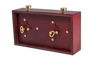 Wooden BHB chess clock without stand – DARK LARGE