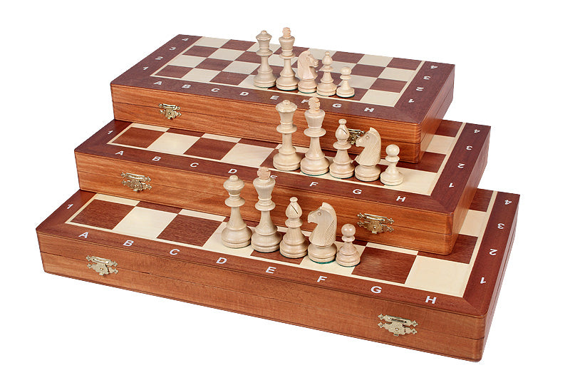 Juego de ajedrez de competición n.º 6 (54 x 54 cm) con incrustaciones - Juego de ajedrez de competición n.º 6 (54 x 54 cm) con incrustaciones