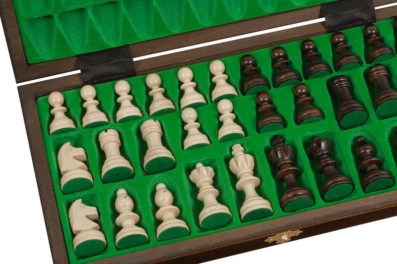 Juego de ajedrez de madera Triunfo 36 x 36 cm - Juego de ajedrez de madera Triunfo 36 x 36 cm