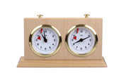Wooden BHB chess clock with stand – SMALL