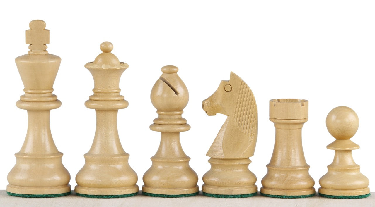 Échiquier avec coordonnées en marqueterie de bois d'acajou et sycomore  + Pièces d'échecs Timeless Ebonized - Ensemble de taille 6 - Échiquier avec coordonnées en marqueterie de bois d'acajou et sycomore  + Pièces d'échecs Timeless Ebonized - Ensemble de taille 6