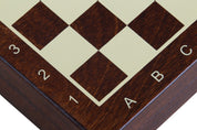 Jeu d'échecs MAGNETIQUE MINI en bois de charme, pliant, de petite taille (20 x 20cm) - Ensemble Complet