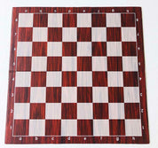 Tablero de ajedrez plegable de plástico nº 6 (casilla de 57 mm) - Imitación madera